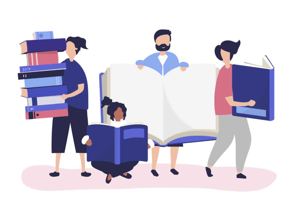 Groupe de personnes recherchant la definition du mot charisme