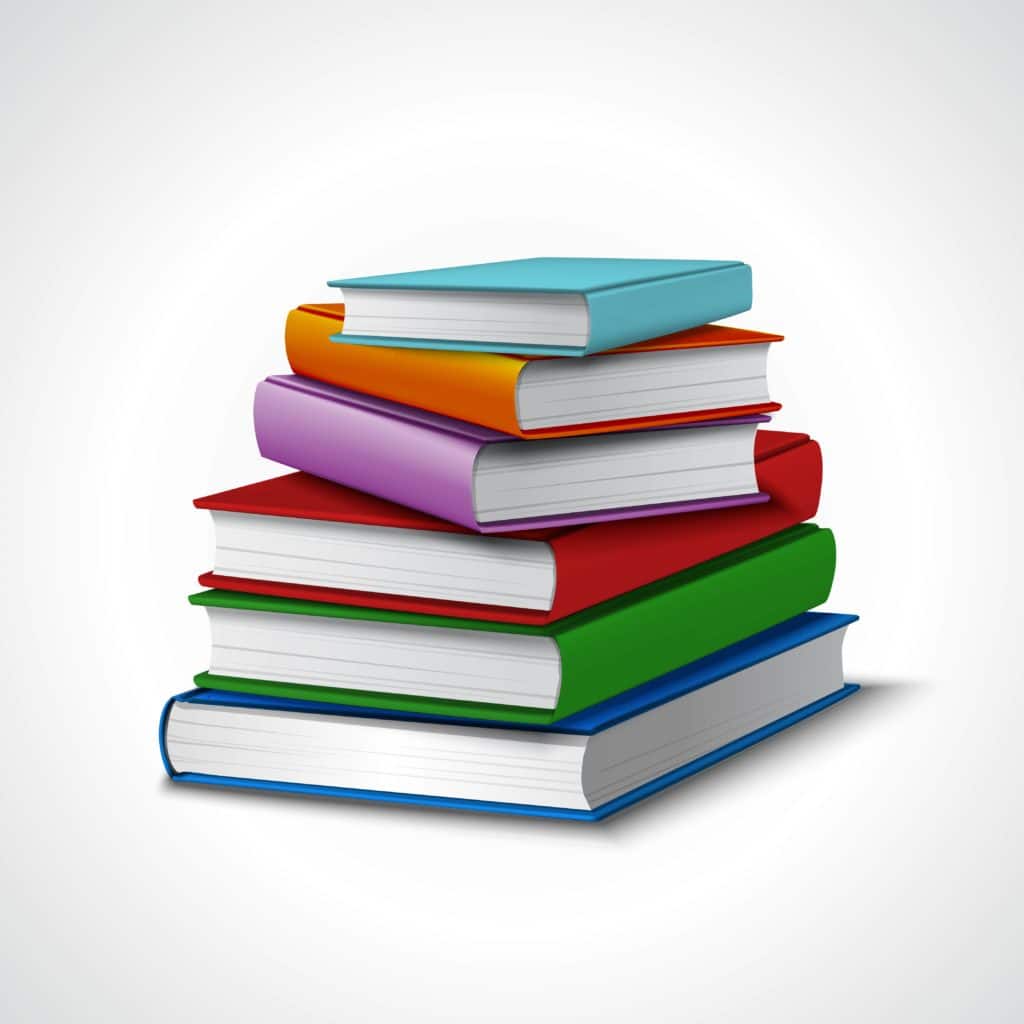 illustration d'une pile de livres